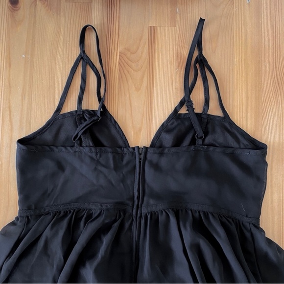 NWOT Wet Seal Sheer Black Midi Dress - Picture 6 of 16
